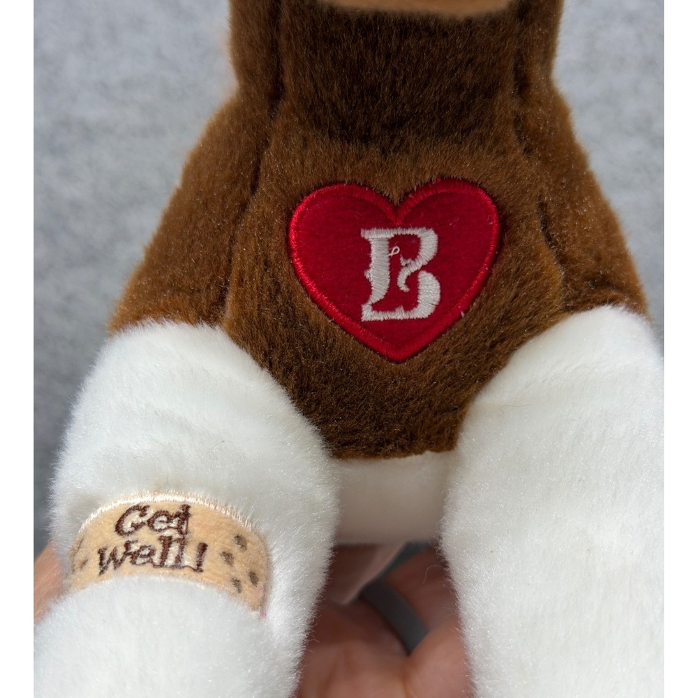 Aurora World Pinto Horse Plush Brown White Get Well Heart Stuffed Animal 11 Inch - Picture 3 of 12